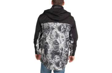 Image of Habit Anglers Bluff Rain Jacket, Habit Gray Waves/Black, Extra Large, RS10032-O-8-6-XL-4G5