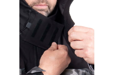 Image of Habit Anglers Bluff Rain Jacket, Habit Gray Waves/Black, Extra Large, RS10032-O-8-6-XL-4G5