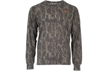 Image of Habit Bear Cave Camo LS T-Shirt - Mens, Large, Mossy Oak Bottomland, TS10006-014-L
