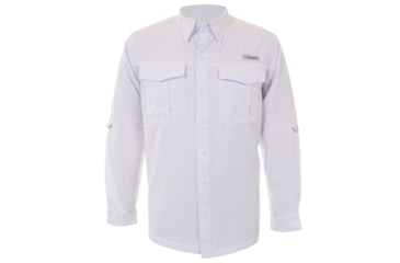 Image of Habit Belcoast River Guide Long Sleeve Fishing Shirt - Mens, Bright White, 2XL, TS1348-149-2X