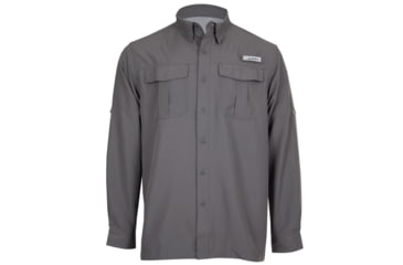 Image of Habit Belcoast River Guide Long Sleeve Fishing Shirt - Mens, Castlerock, 3XL, TS1348-89-3X