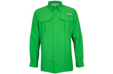 Image of Habit Belcoast River Guide Long Sleeve Fishing Shirt - Mens, Clasic Green, Large, TS1348-311-L