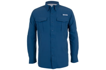 Image of Habit Belcoast River Guide Long Sleeve Fishing Shirt - Mens, Ensign Blue, 2XL, TS1348-169-2X