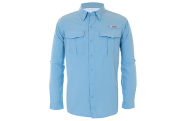 Image of Habit Belcoast River Guide Long Sleeve Fishing Shirt - Mens, Powder Blue, 2XL, TS1348-70-2X