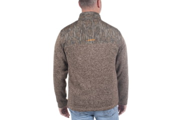 Image of Habit Crater Valley 1/4 Zip Sweater - Mens, Fleece, Mossy Oak New Bottomland, Medium, FJ10083-M-8-6-M-3H7