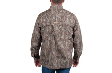Image of Habit Hatcher Pass Camo Guide Long Sleeve Shirt - Mens, Mossy Oak New Bottomland, 4XL, TS1477-014-4X