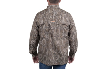 Image of Habit Hatcher Pass Camo Guide Shirt - Mens, Long Sleave, Mossy Oak New Bottomland, Extra Large, TS10409-M-8-6-XL-014