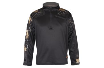 Image of Habit Techshell Dimensional Pullover - Men's, Realtree Colors Black and Black, Large TJ1060-F17-R-1-6-L-790