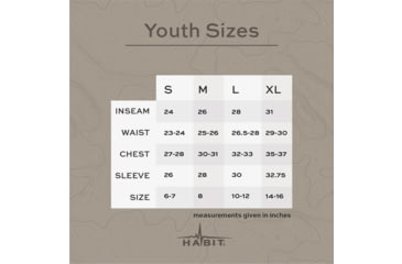 Image of Habit Youth Bear Cave 6 Pocket Pants - Men's, Realtree APX Camo, Small, TP1113-R-8-6-YS-8P9