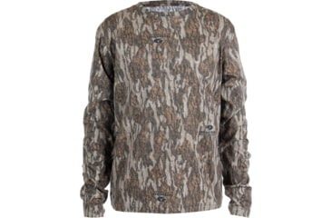 Image of Habit Youth Bear Cave Long Sleeve Camo Tee - Boys, Youth Small, Mossy Oak New Bottomland, 1409643