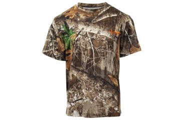 Image of Habit Youth Doss Cabin Short Sleeve Camo Tee - Kids, Realtree Edge, Medium, PT1389-922-YM