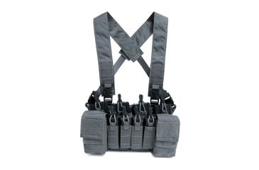 Image of Haley Strategic Partners D3CRX Disruptive Environments Chest Rig X, Disruptive Grey HSPD3CRX-GRY