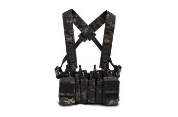 Image of Haley Strategic Partners D3CRX Disruptive Environments Chest Rig X, Black Multicam HSPD3CRX-MCBLK