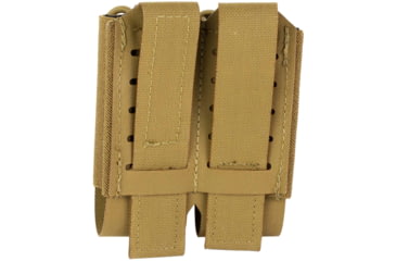 Image of Haley Strategic Partners Double Pistol Mag Pouch, Coyote Brown, POUCH-PM-2-2-COY