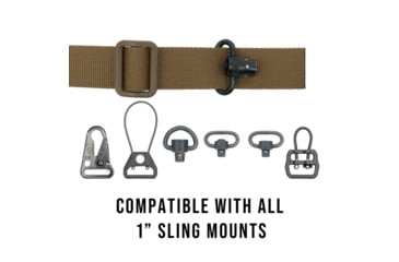 Image of Haley Strategic Partners D3 Pro Sling, Two Point, 6oz, 70x2x.5, MIL-SPEC Nylon Webbing Construction