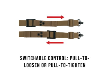 Image of Haley Strategic Partners D3 Pro Sling, Two Point, 6oz, 70x2x.5, MIL-SPEC Nylon Webbing Construction