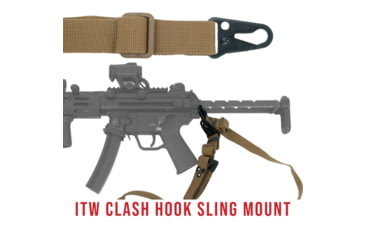 Image of Haley Strategic Partners D3 Slim Sling, Two Point, 2.9oz, 70x1.375x.5, MIL-SPEC Nylon Webbing Construction