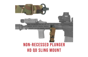 Image of Haley Strategic Partners D3 Slim Sling, Two Point, 2.9oz, 70x1.375x.5, MIL-SPEC Nylon Webbing Construction