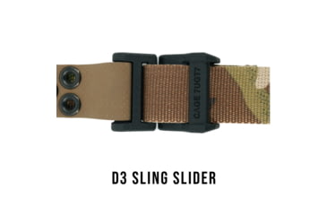 Image of Haley Strategic Partners D3 Slim Sling, Two Point, 2.9oz, 70x1.375x.5, MIL-SPEC Nylon Webbing Construction