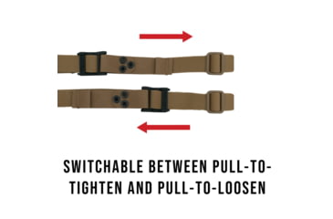 Image of Haley Strategic Partners D3 Slim Sling, Two Point, 2.9oz, 70x1.375x.5, MIL-SPEC Nylon Webbing Construction