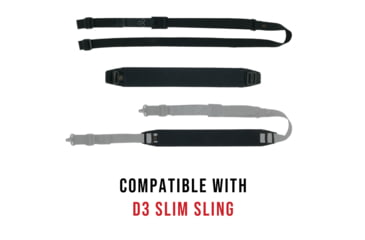 Image of Haley Strategic Partners D3 Sling Pad, 1.13oz, 15x2x.625, MIL-SPEC Nylon Webbing Construction, Compatible with D3 Slim Sling