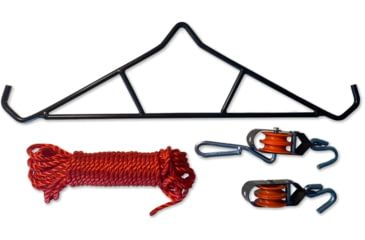 Image of HALF RACK Deer Gambrel Hoist Kit, Black/Red, Large, HR1244
