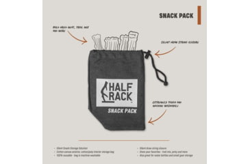 Image of HALF RACK Snack Pack, Black/White, Small, HR1470