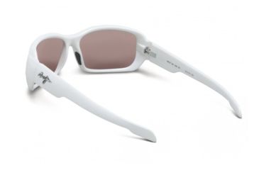 Image of Maui Jim Hamoa Beach Sunglasses w/ White Pearl Frame and Maui Rose Lenses - R226-05, Back View