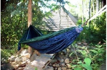 Image of Hanging Hamacha Hammock from Parachute Silk Ground