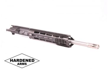 Image of Hardened Arms Upper Receiver Assembly, AR-15, .223 Wylde, 16 inch Barrel, SOCOM Profile, Mid-Length, 1/8 Twist, 1/2x28 Thread, 12 inch Talon Handguard, A2 Flash Hider, Black upp0130