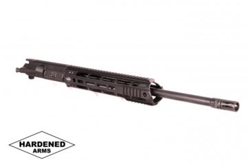 Image of Hardened Arms Upper Receiver Assembly, AR-15, .300 Blackout, 16 inch Barrel, HBAR Profile, Pistol Length, 1/8 Twist, 5/8x24 Thread, 10 inch Talon Handguard, A2 Flash Hider, Black upp0217