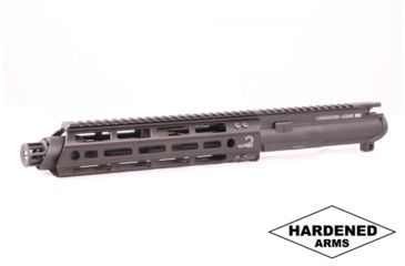 Image of Hardened Arms Upper Receiver Assembly, AR-15, .300 Blackout, 8.5 inch Barrel, HBAR Profile, Pistol Length, 1/8 Twist, 5/8x24 Thread, 10 inch Scorpion Handguard, SMC Muzzle Brake, Black upp0213