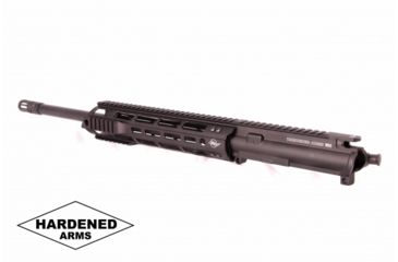 Image of Hardened Arms Upper Receiver Assembly, AR-15, 5.56 NATO, 16 inch Barrel, M4 Profile, Carbine Length, 1/7 Twist, 1/2x28 Thread, 10 inch Talon Handguard, A2 Flash Hider, Black upp0123