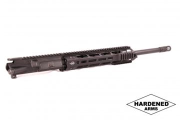 Image of Hardened Arms Upper Receiver Assembly, AR-15, 5.56 NATO, 16 inch Barrel, M4 Profile, Carbine Length, 1/7 Twist, 1/2x28 Thread, 10 inch Talon Handguard, A2 Flash Hider, Black upp0123