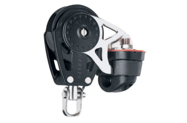 Image of Harken 40mm Carbo Single Ratchet Block w/Swivel Becket &amp; Cam Cleats, 2610