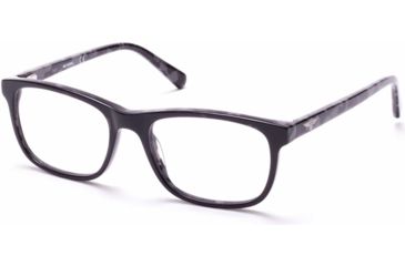 Image of Harley Davidson Eyewear HD0135T Eyeglass Frames - Shiny Black Frame, Shiny Black Lenses, 49 mm Lens Diameter HD0135T49001