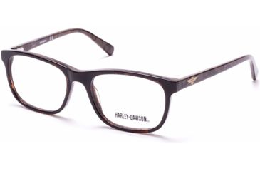 Image of Harley Davidson Eyewear HD0135T Eyeglass Frames - Shiny Dark Brown Frame, Shiny Dark Brown Lenses, 49 mm Lens Diameter HD0135T49048