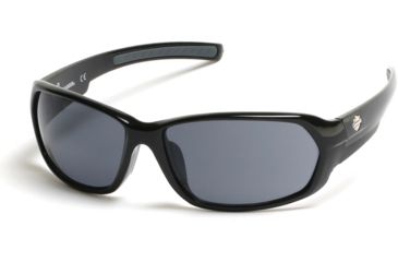 Image of Harley Davidson Eyewear HD0913X Progressive Prescription Sunglasses HD0913X6301A - Lens Diameter 63 mm, Frame Color Shiny Black