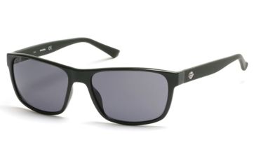 Image of Harley Davidson Eyewear HD0915X Single Vision Prescription Sunglasses HD0915X6296A - Lens Diameter 62 mm, Frame Color Shiny Dark Green