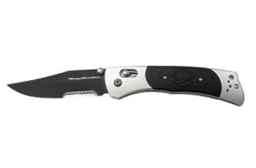 Image of Harley Davidson Hardtail Folding Knife, Combo Edge, BK1 Blade 13100SBK