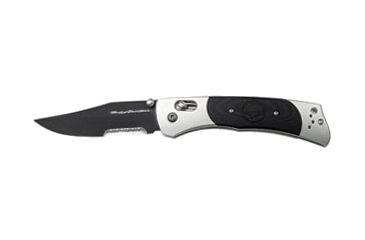 Image of Harley Davidson Hardtail Folding Knife, Combo Edge, BK1 Blade 13100SBK