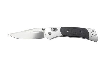 Image of Harley Davidson Hardtail Folding Knife, Plain Edge, Satin Blade 13100