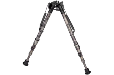Image of Harris Engineering Highlander Sporting BiPod with Solid Base, 13.5-27 in, Kryptek, 1A2-25C Camo