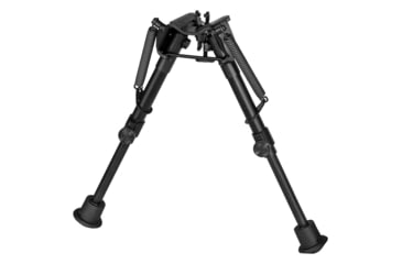 Image of Harris Engineering Rotate Self Level Sporting BiPod with Solid Base, Black, 6-9 in, Black, 1A2-BR2