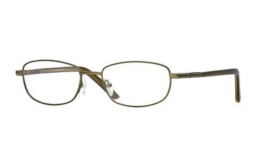 Image of Hart Schaffner Marx HSM 741 SEHS 074100 Bifocal Prescription Eyeglasses - Olive SEHS 0741005440 GN