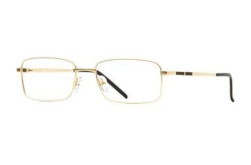 Image of Hart Schaffner Marx HSM T-130 SEHS T13000 Eyeglass Frames - Gold SEHS T130005440 GO