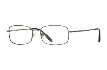 Image of Hart Schaffner Marx HSM T-141 SEHS T14100 Single Vision Prescription Eyewear - Brushed Gun SEHS T141005750 GM