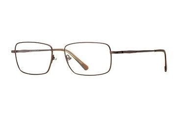 Image of Hart Schaffner Marx HSM T-144 SEHS T14400 Single Vision Prescription Eyeglasses - Brown SEHS T144005745 BN