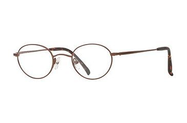 Image of Hart Schaffner Marx HSM T-146 SEHS T14600 Single Vision Prescription Eyewear - Brown SEHS T146004440 BN