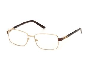 Image of Hart Schaffner Marx HSM T-151 SEHS T15100 Single Vision Prescription Eyeglasses - Gold SEHS T151005445 GO